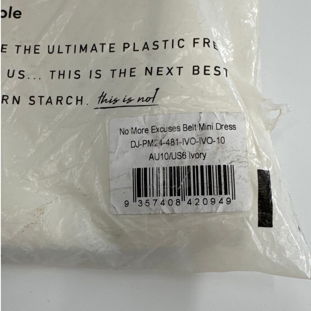 Peppermayo Exclusive - No More Excuses Belt Mini Dress Size 10 - Picture 4 of 11